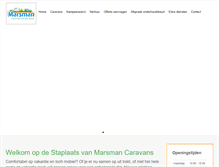 Tablet Screenshot of marsmancaravans.nl